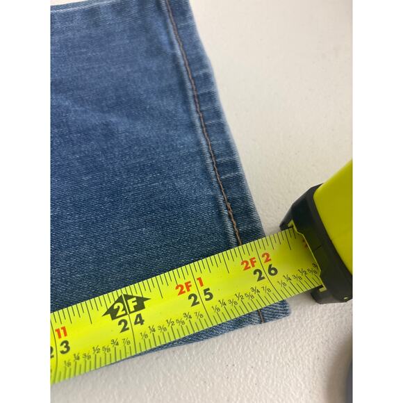 Levi Strauss Boyfriend Straight Leg Cropped Jeans Size 32 - Picture 9 of 14